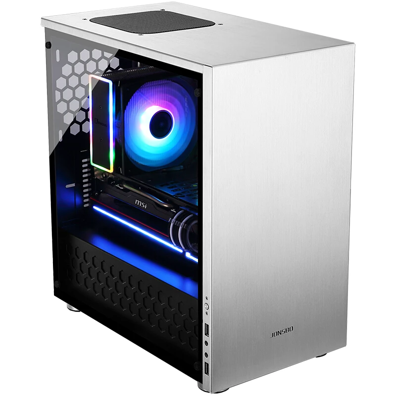 

C3-PLUS All-aluminum Glass Side Transparent Chassis MATX Small Chassis Atx Large Power Supply 240 Water-cooled Computer