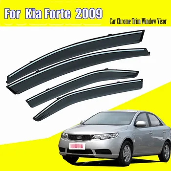 

For Kia Forte 2009-2017 Car Sun Window Visor Rain Guard Vent Shade Accessories 4Pcs
