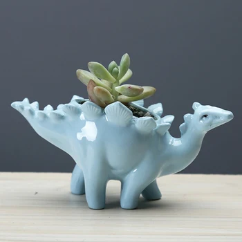 

3 Color Flowerpot Home Small Bonsai Gardening Christmas Decoration Flower Pot Multicolor Pattern Fleshy Cactus Plant