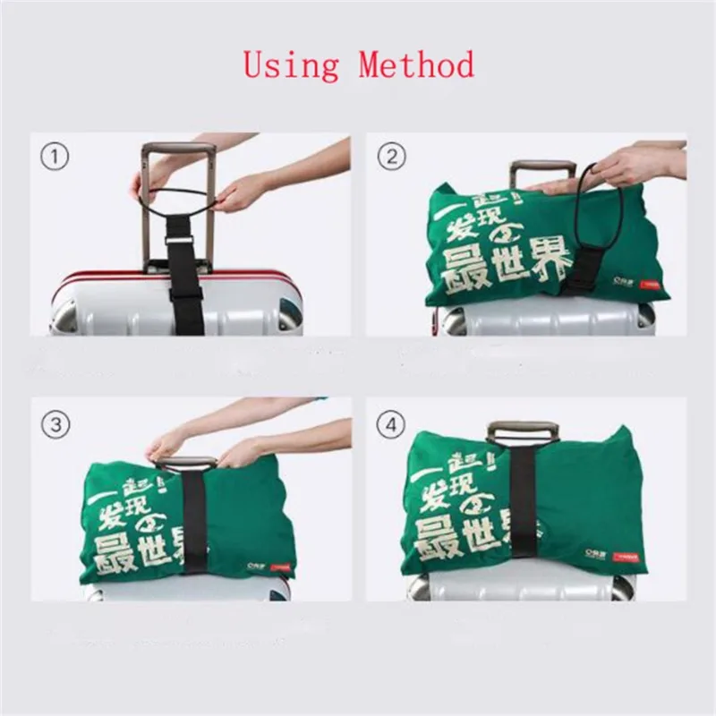 Универсальный Эластичный телескопическая Регулируемая весы для багажа Ремни чемодане фиксированного ремень безопасности, аксессуары для