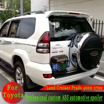 

For 2007-2009 Toyota Land Cruiser Prado FJ120 2700 4000 ABS material spoiler black or white or primer car rear spoiler