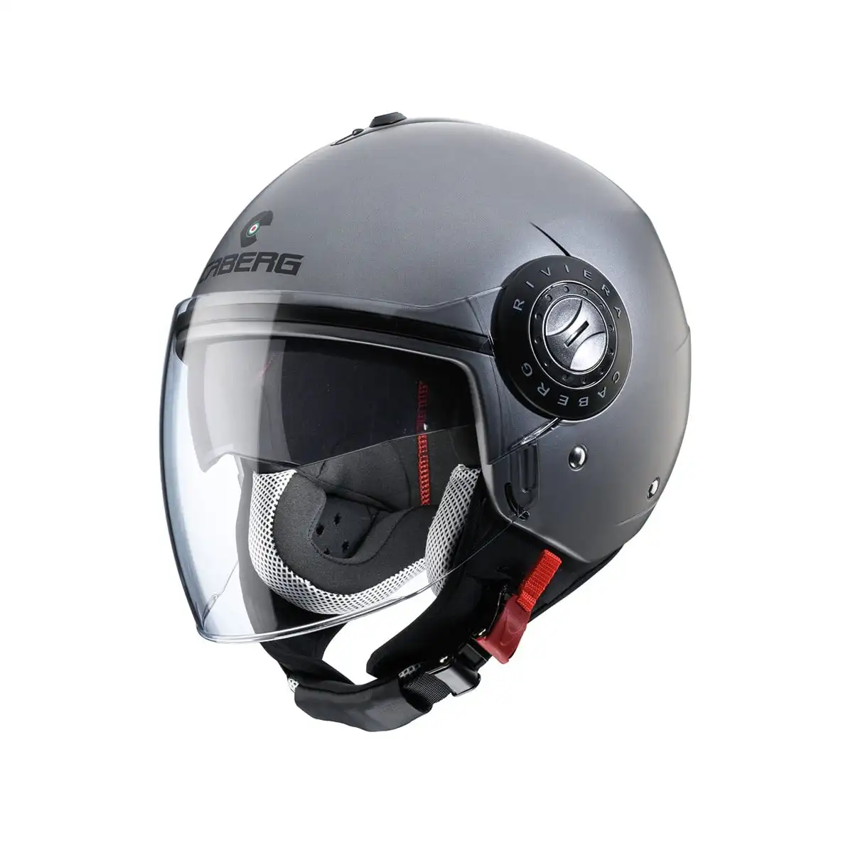 Helmet Outdoor Caberg Riviera V3 Gray Matte Motorcycle Motorequipment