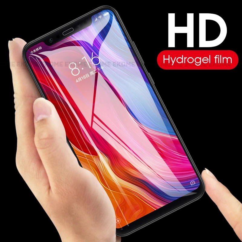 Гидрогелевая пленка для Xiaomi Mi9 Mi8 SE Mi6X Mix3 полное покрытие переднего экрана протектор для Xiaomi Redmi 8 7 Note 8 Pro ультратонкая пленка