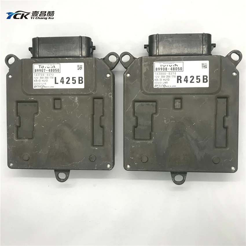 1 Pair YCK 89907-48050 89908-48050 подержанных автомобилей головной светильник компьютер светодиодный модуль драйвера ECU 8990748050 8990848050 L425B R425B - Цвет: 1 Pair