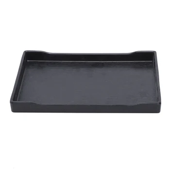 

Rectangular plastic tray of restaurant service fast food pizzeria dinner