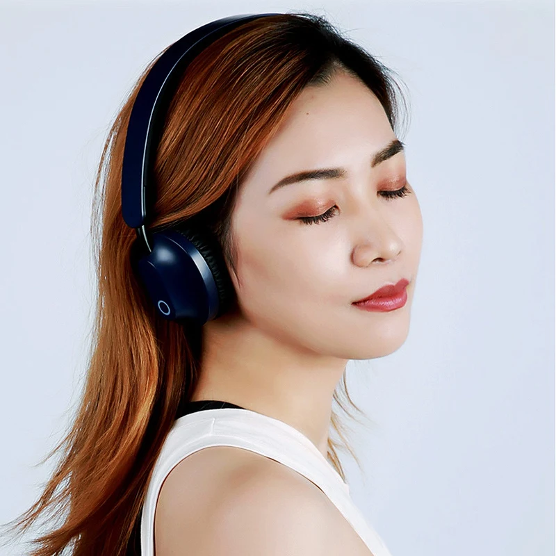 Blue REMAX 550HB HIFI Bluetooth 5,0 гарнитура проводная беспроводная гарнитура Спортивная стерео музыка шумоподавление HIFI гарнитура игровая шумоподавление - Цвет: Blue