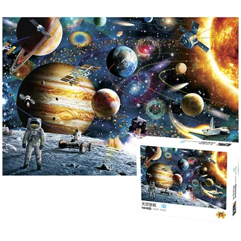 

jigsaw picture puzzles 1000 pieces puzzles Assembling Decompression toys toys for Kid's adults Toys