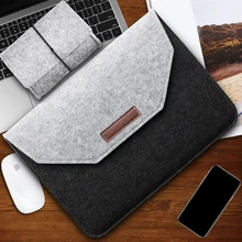 Шерстяной фетровый карман для ноутбука сумка для Macbook Air 13 чехол 11 12 Pro 15 Touch Bar чехол для Xiaomi Mi notebook 13,3 15,6