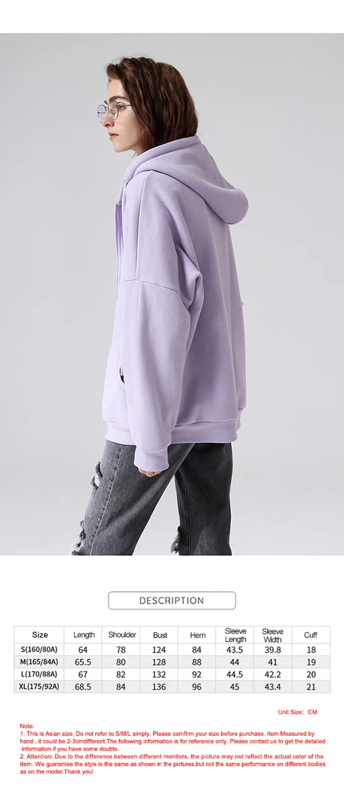 Toyouth Модные фиолетовые куртки с капюшоном и длинными рукавами для женщин, осенняя Базовая верхняя одежда, пальто