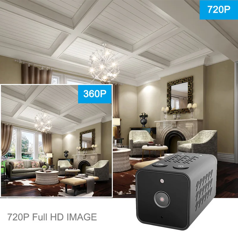 720P WIFI IP Camera Motion Detection Night Vision Mini Camera Audio Video Recorder Cam for Home Meeting Baby Monitor