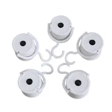 Винтажный E27 держатель лампы 10 шт. крючок аварийный с переключателем портативный аксессуары светодиодный лампа аудио динамик белый свет бытовой