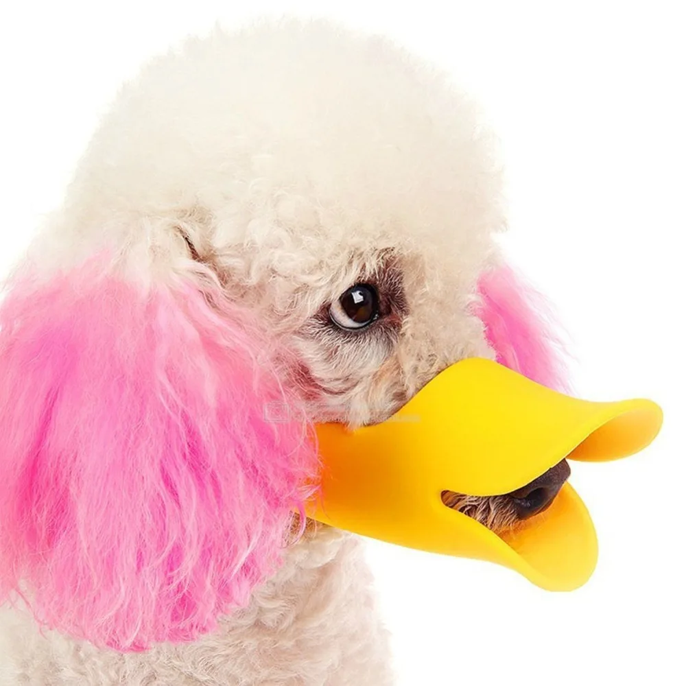 Hund Maulkorb Silikon Ente Mund Maske Für Hunde Anti Biss Stopp Bellen Hund Mund Maulkorb Für Hund Pet Mund Abdeckung haustier Hund Zubehör – Detail 3