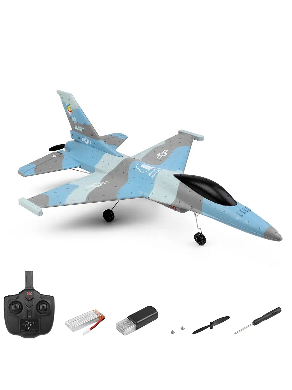 RC Radio Control F15 Fighter Jet Model Plane Aeroplane Toys Military Fast 