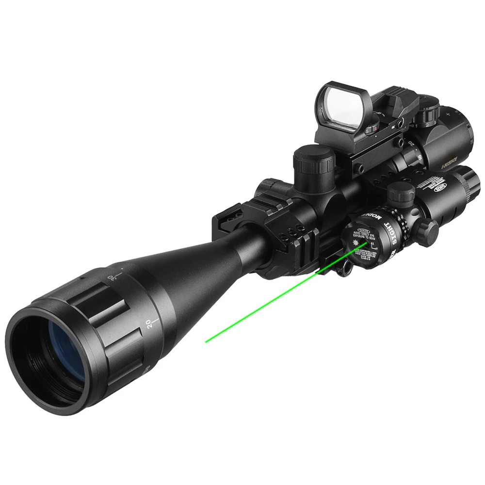 Green laser red dot