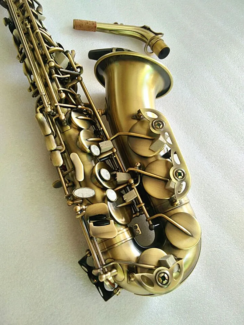 

Saxophone Alto High quality musical instruments SAS-R54 Eb Sax antique copper Complete accessories Free shipping saxophone