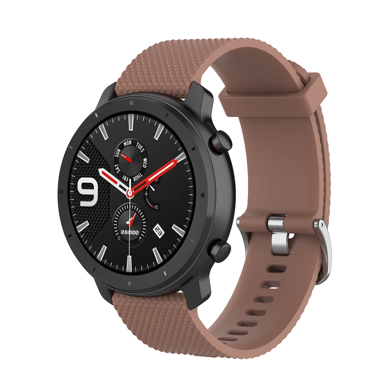 AKBNSTED для Xiaomi Huami Amazfit GTR 47 мм/42 мм красочные силиконовые часы ремешок для Huami Amazfit сменный Браслет аксессуары