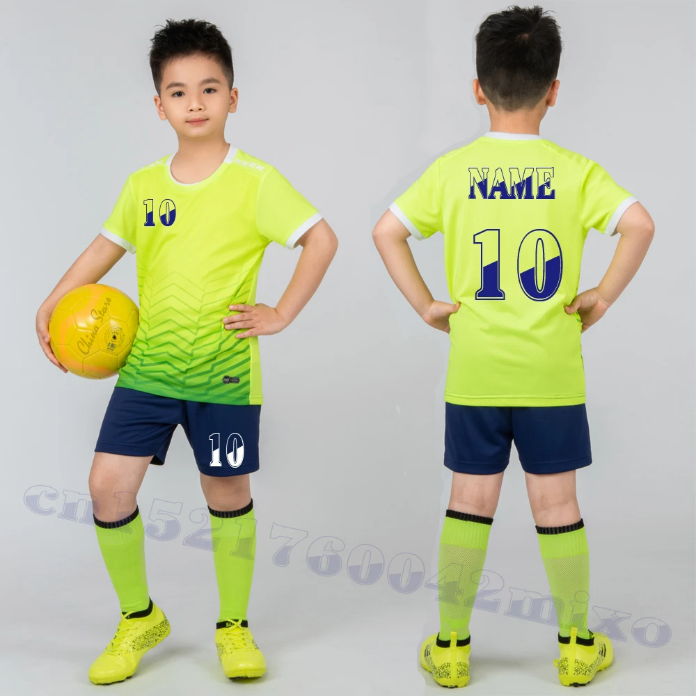 Conjunto de camisetas de personalizadas para niños, uniforme fútbol, jersey de conjunto deportivo de Joursey, 2021, 2022|Sets de fútbol| - AliExpress