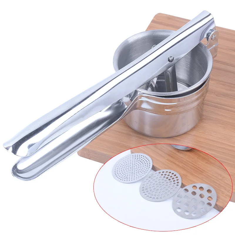 Stainless Steel Potato Masher Household Manual Squeezer Sweet