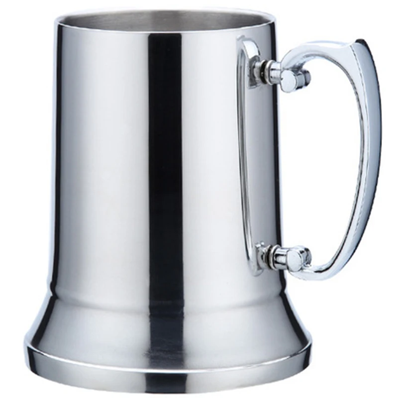Горячая XD-450Ml двухслойная 304 нержавеющая сталь Пивная кружка для коктейля чашка с