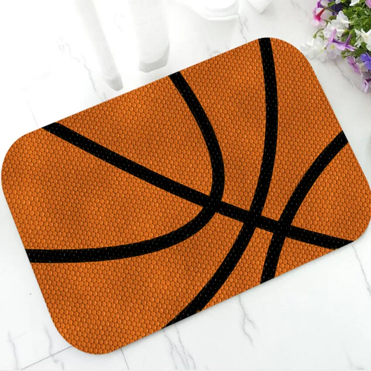 Basketball Ball Крутой баскетбольный мяч футбольный спортивный коврик Добро пожаловать футбольный мяч принт дверной коврик ковер коврик в ванную комнату Кухня Декор для гостиной - Цвет: Basketball Ball