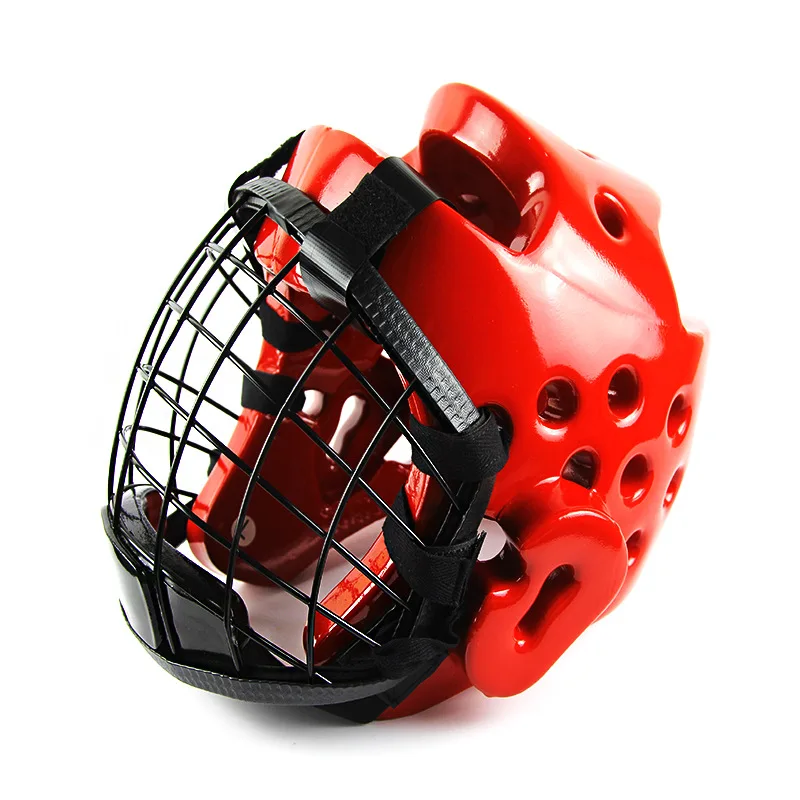 

Genuine Product Adult Children Head Harness for Taekwondo Closed Mask Karate Headguard Boxing Sanda Mask Helmet