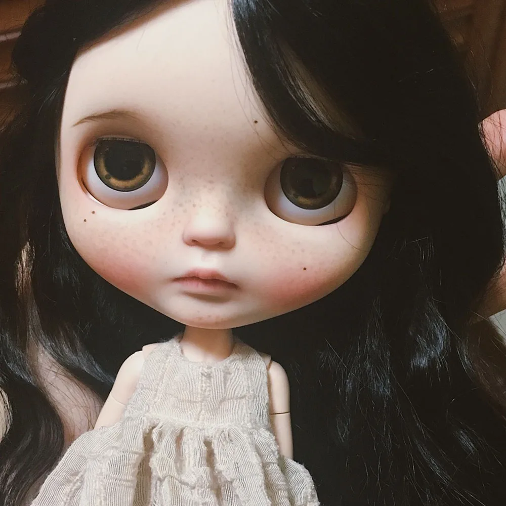 Neo Blyth кукла NBL индивидуальные блестящие лица черные волосы жизни стиль 1/6 BJD мяч