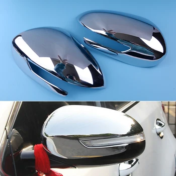 

2pcs Door Side Wing Rear View Mirror Cover Trim Molding Car Silver Plastic Fit For Kia Sportage QL 2017 2018 2019 2020