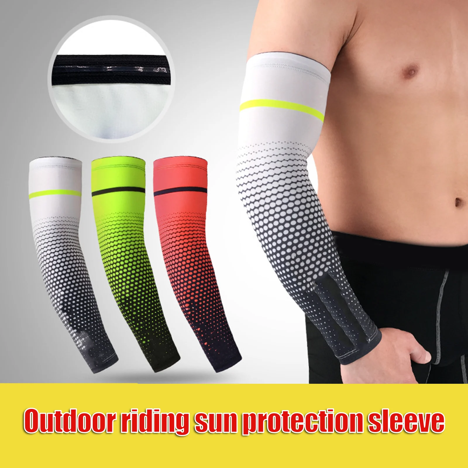 

Newly Cooling Arm Sleeves UV Sun Protection Breathable Washable Durable Quick Dry Absorption Suit for Outdoor Activities