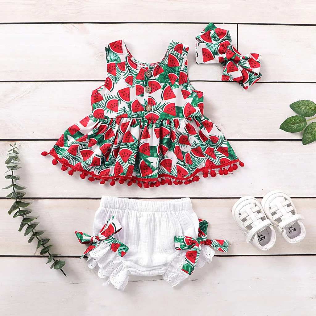 baby girl watermelon outfit