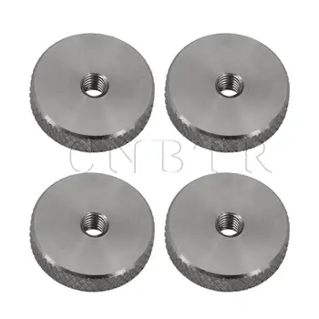 

CNBTR M4x19.8x5 Knurled Nut Flat Knurled Nut Knurled Thumb Round Nut Set of 4