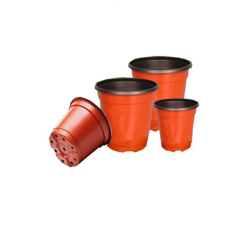 

Пластиковые горшки для рассады, 100 шт., устойчивые к падению, для дома, горшок для садового растения