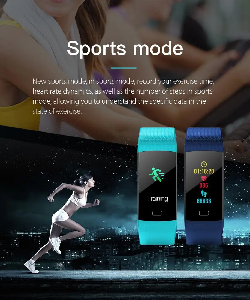 Y5 Smart Band Heart Rate Tracker Fitness Tracker Y5 Smartband Smart Bracelet Waterproof Smart Wristband Smart Watch Men
