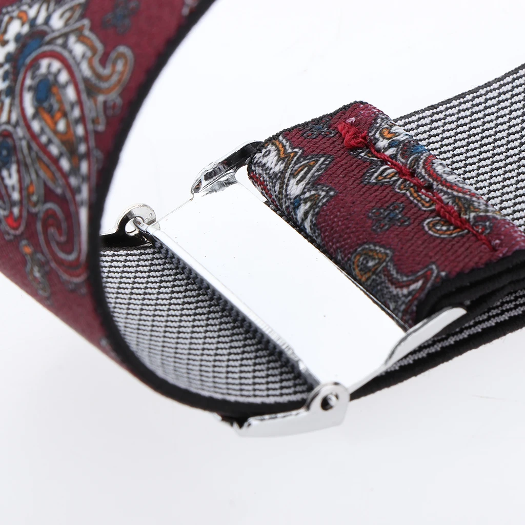 Mens Shirt Adjustable Armband Sleeve Garter Bartender Cuff Holder Sleeve Print Armband Elastic Cuff Holder Strong Metal Clip