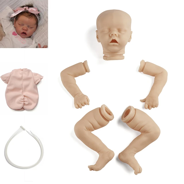 17 Inches Twin A/ B Reborn Baby Doll Kits Reborn Babies Toddler Kit,  Newborn Twins, Reborn Preemie Baby, Lifelike Reborn D