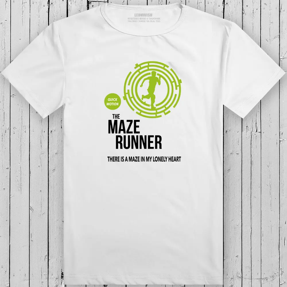 The Maze Runner T-Shirt Cool Fashion Pop Anime Short Sleeve T-shirt Casual Style Print Unisex Tee | Мужская одежда