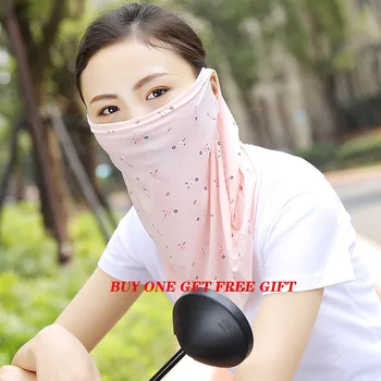 

Dust Mask Summer Fashion Outdoor Breathable Sunscreen Women's Neck Mask Cycling UV-proof Exhaust Windproof Mouth-muffle Masks