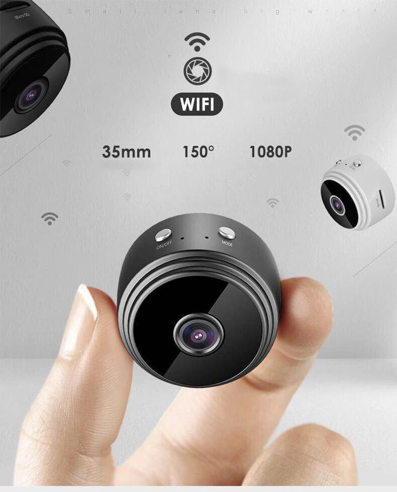Full HD 1080P Мини камера Wifi DV Cam инфракрасное ночное видение Беспроводной IP P2P Обнаружение движения всасывание DV видеокамера