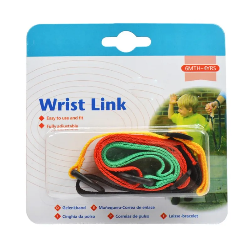Многоцветный Toddler Kids Baby Safety Walking Harness Anti-lost Strap Wrist Leash Children Hand Belt Rope Safety Traction Rope - Цвет: Многоцветный