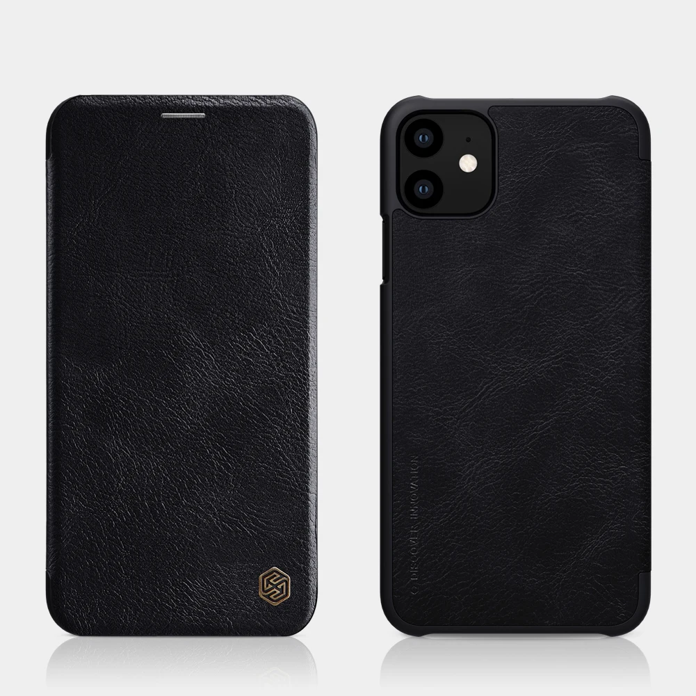 Серия NILLKIN QIN для iPhone 11/11 Pro, чехол, винтажный флип-чехол, кошелек из искусственной кожи, PC, задняя крышка для iPhone 11 Pro Max