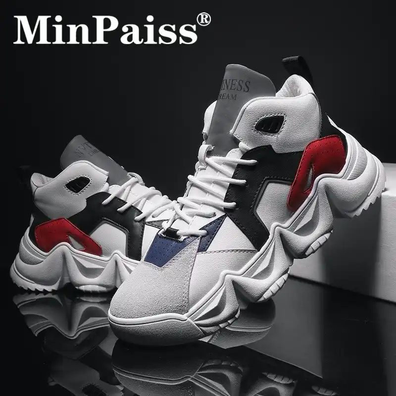 tenis masculino solado alto