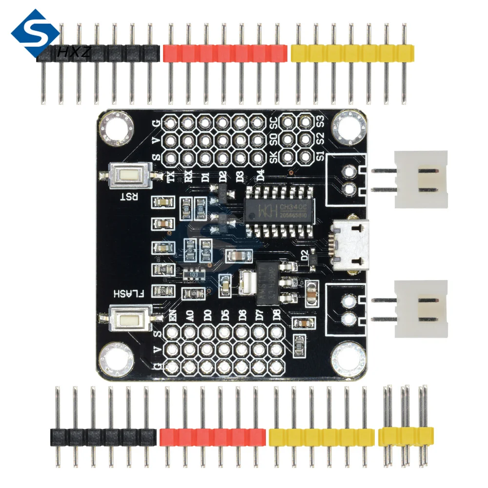 DM Strong ESP8266 ESP-12E CH340 CH340G Беспроводная плата разработки Wi-Fi модуль MCU UART SPI Micro USB