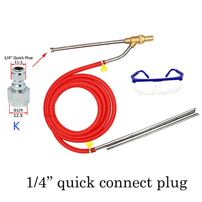 Lavadora de pressão, Squirthighpressure, Sandblaster molhado, Jateamento Bico