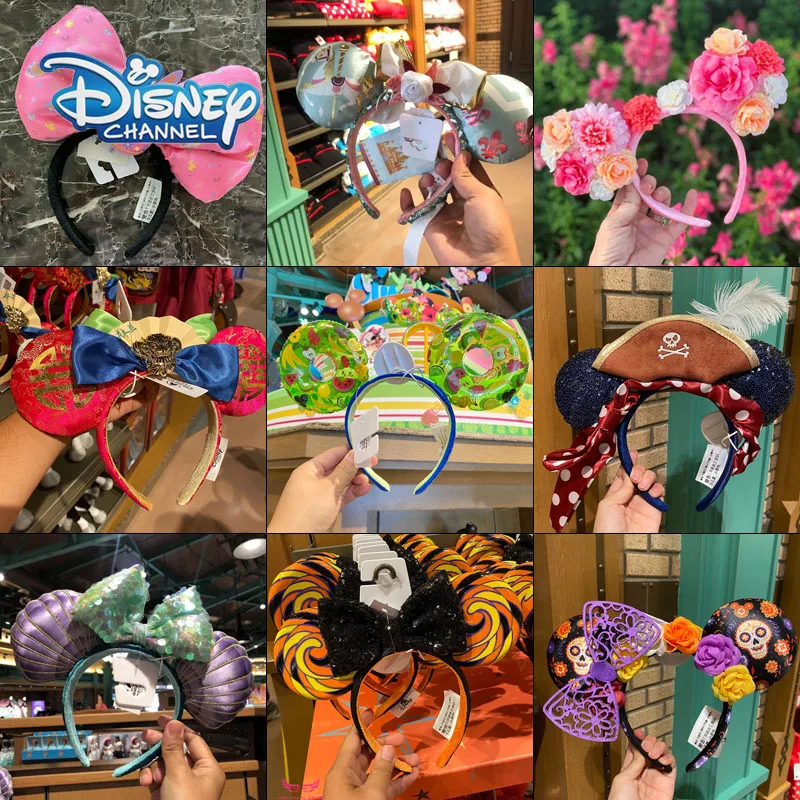 Headband Mouse Beauty-Toys Party-Decoration Disneyland Minnie Ears Mickey Girl Cosplay