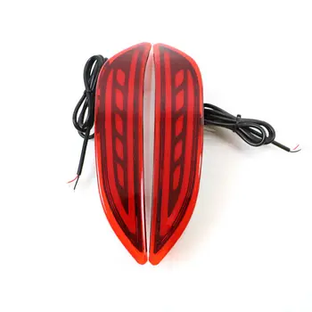 

1 Set for Honda City 2014 2015 2016 LED Rear Bumper Lights Brake Tail Light Reflector Running Daytime Running Reflector
