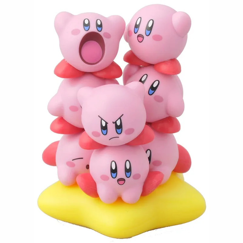 10 шт./компл. игровая фигурка Kirby Star экшн Фигурки игрушки милая jenda украшение для
