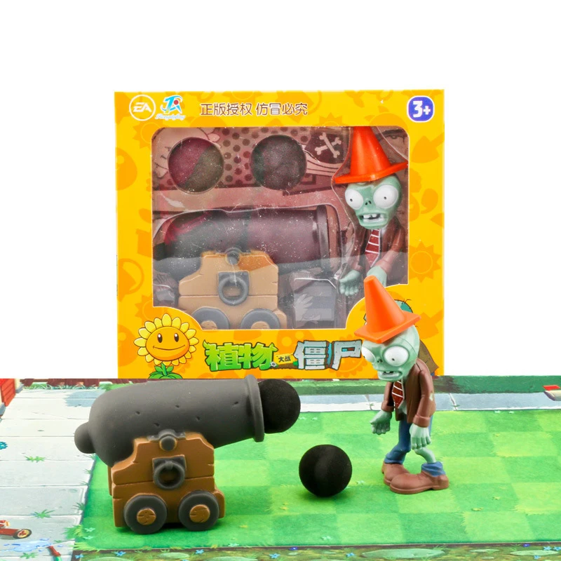 Фигурка Зомби против растений ToysSoft экшн-фигурка PVZ из ПВХ без коробки 2 шт./лот |