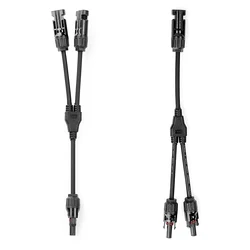 1Pair 30A/1000V Y Branch Solar Panel Connector(MMF+FFM) IP67 Waterproof Coupler Combiner , For Photovoltaic Cable Connectors