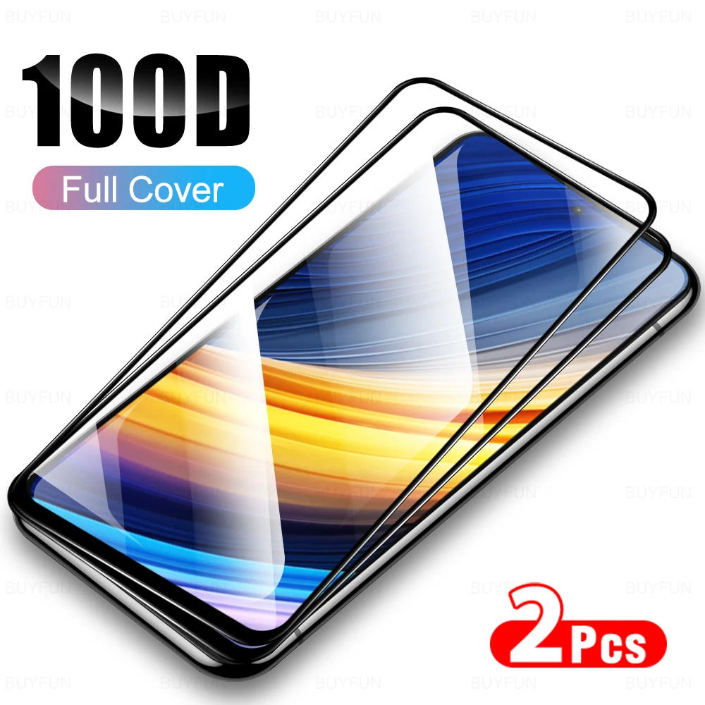 

Защитное стекло для Xiaomi Mi Poco X3Pro X3 NFC GT M3 M3Pro M4Pro M4 Pro X3 Pro M2102J20SG, 2 шт.