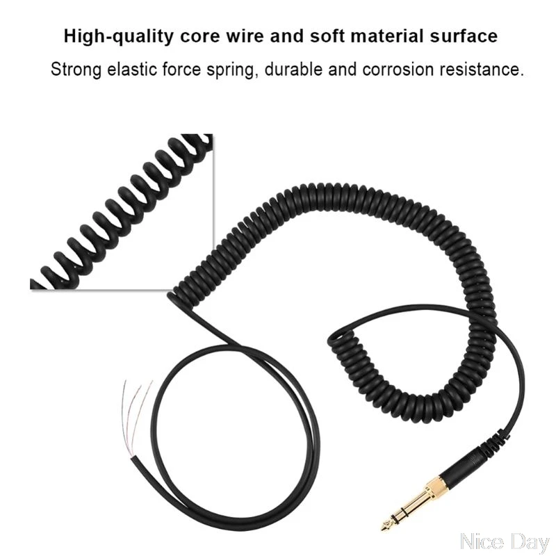 Сменный пружинный кабель шнур провод вилка для Beyerdynamic DT 770 770Pro 990 990Pro аксессуары