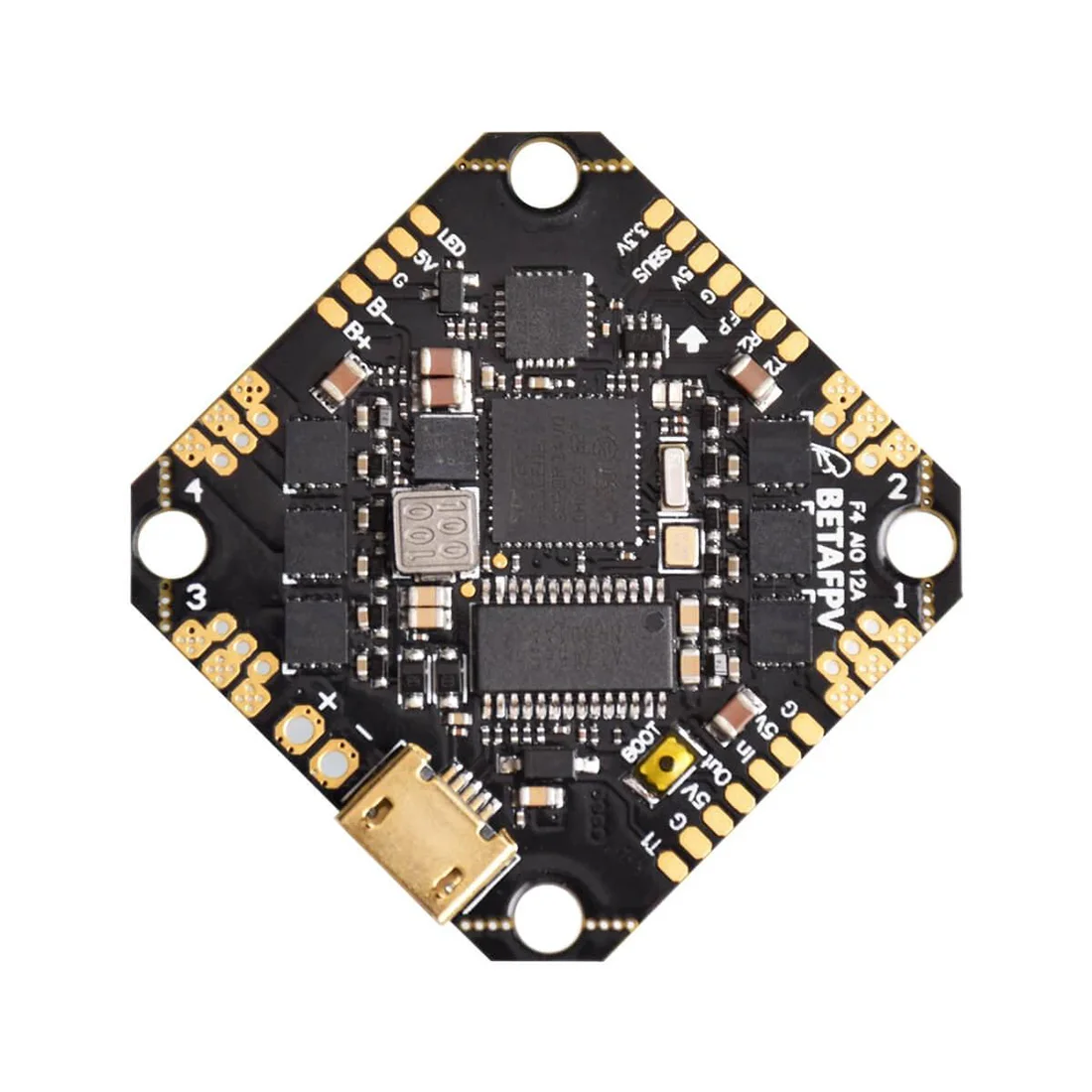 Бесщеточный контроллер полета BETAFPV Toothpick F4 2 4S AIO BLHELI_S 12A ESC OSD интеллектуальное